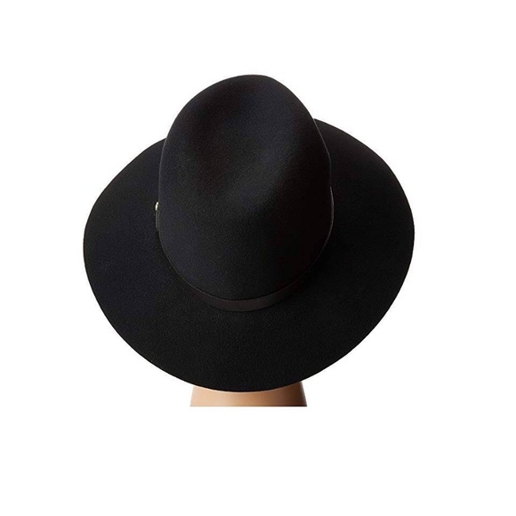 rag & bone floppy brim fedora in black and brown. - Picture 2 of 3